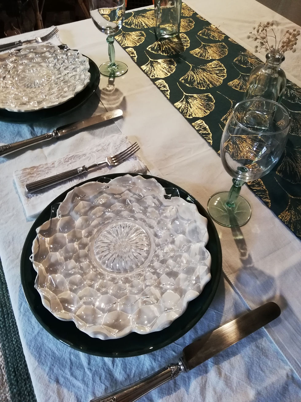 assiettes vintage forme étoile