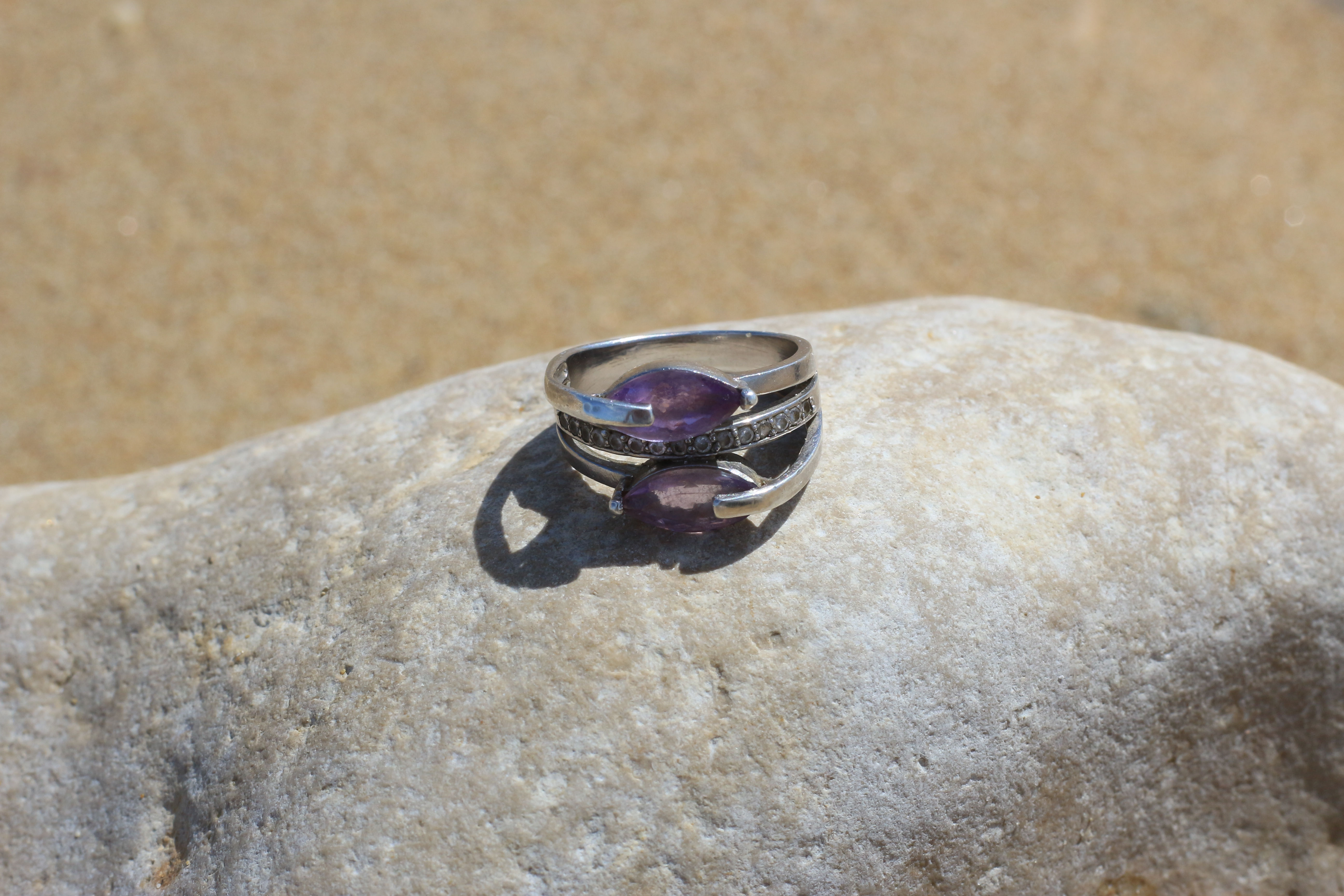 bague vintage argent