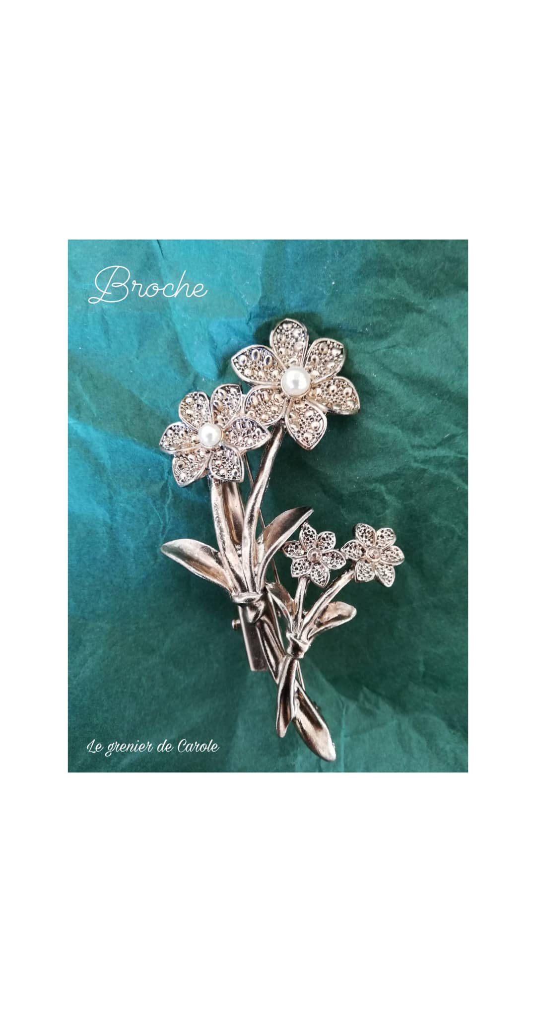Broche vers 1950 * port compris