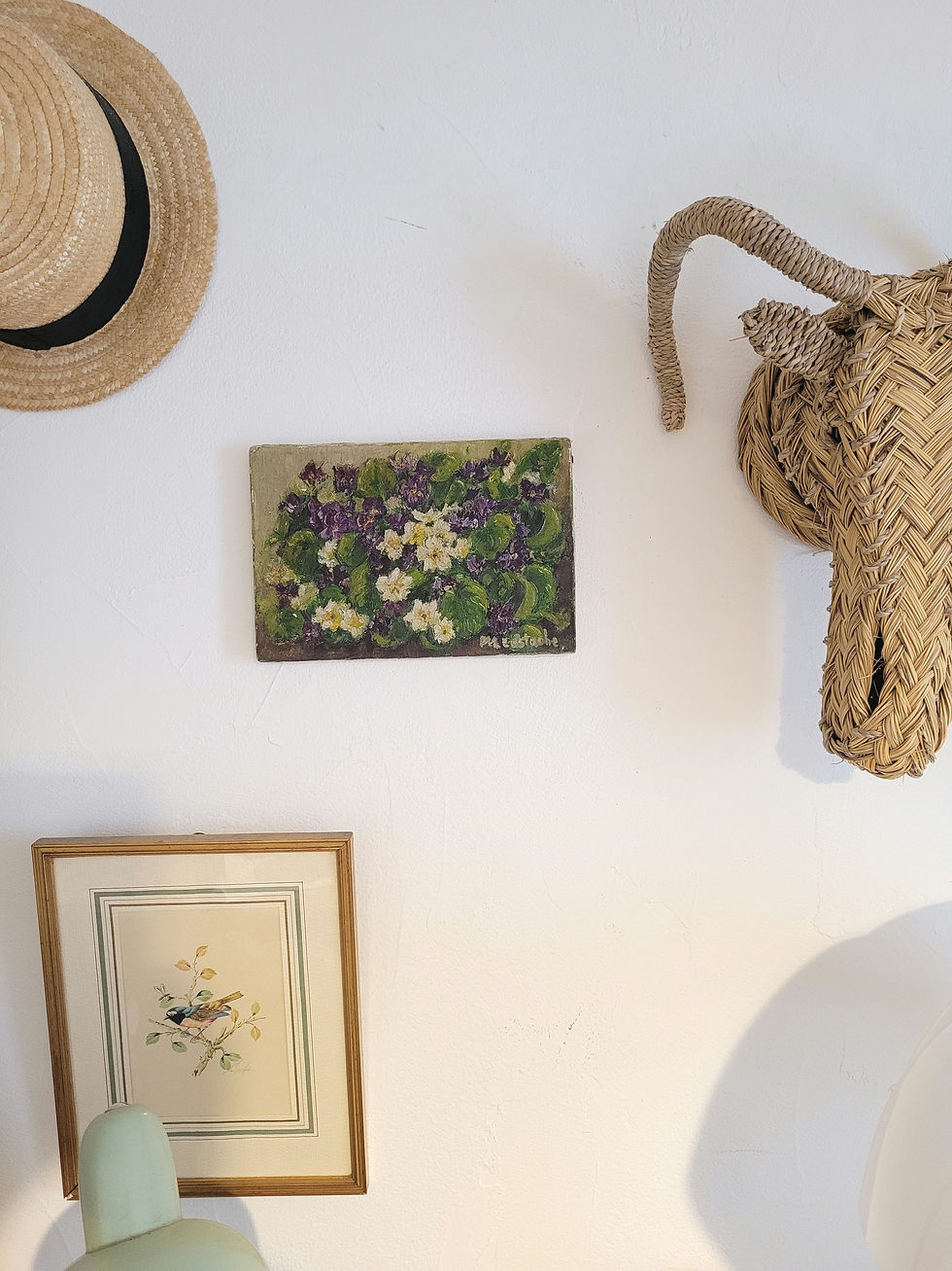 peinture vintage les IRIS