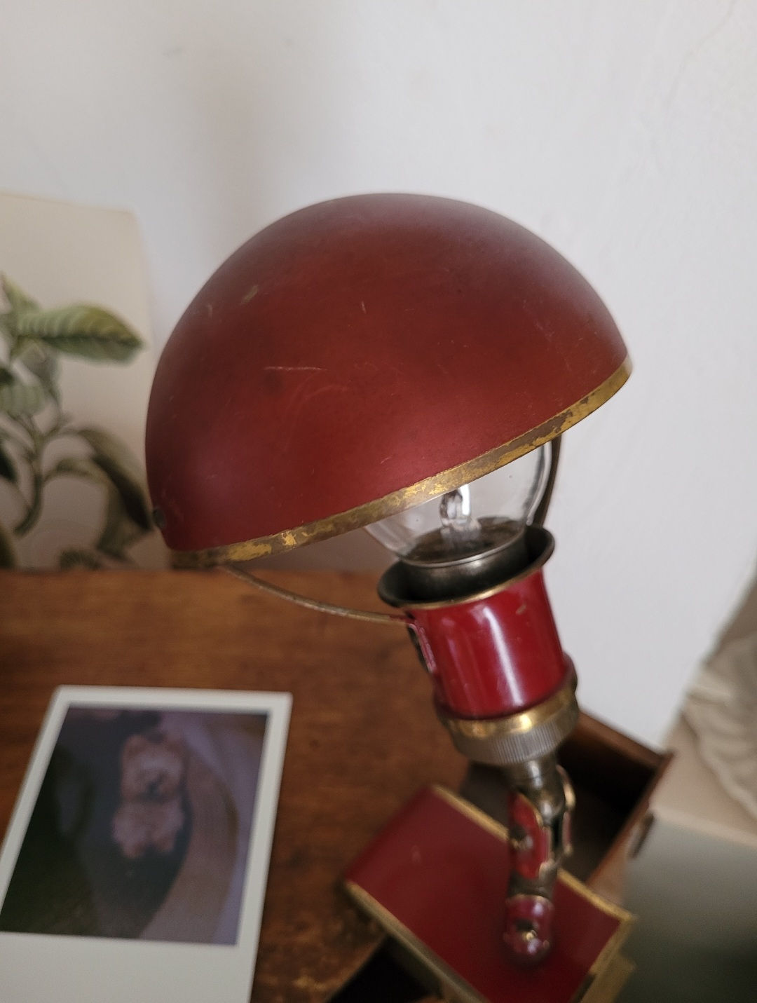 Lampe à pince vintage de designer