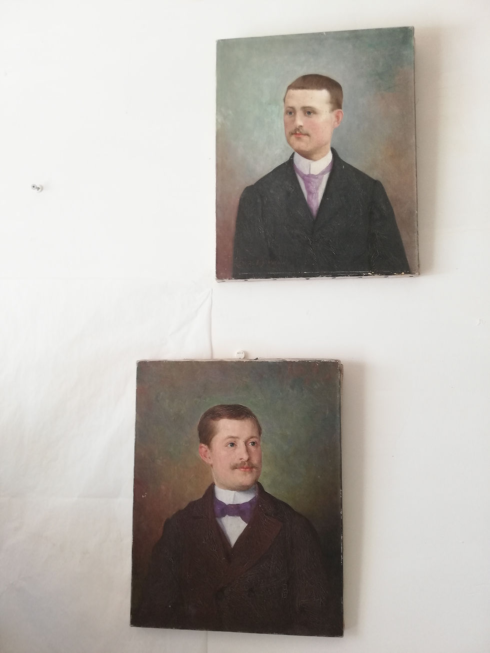 huile sur toile début XXe