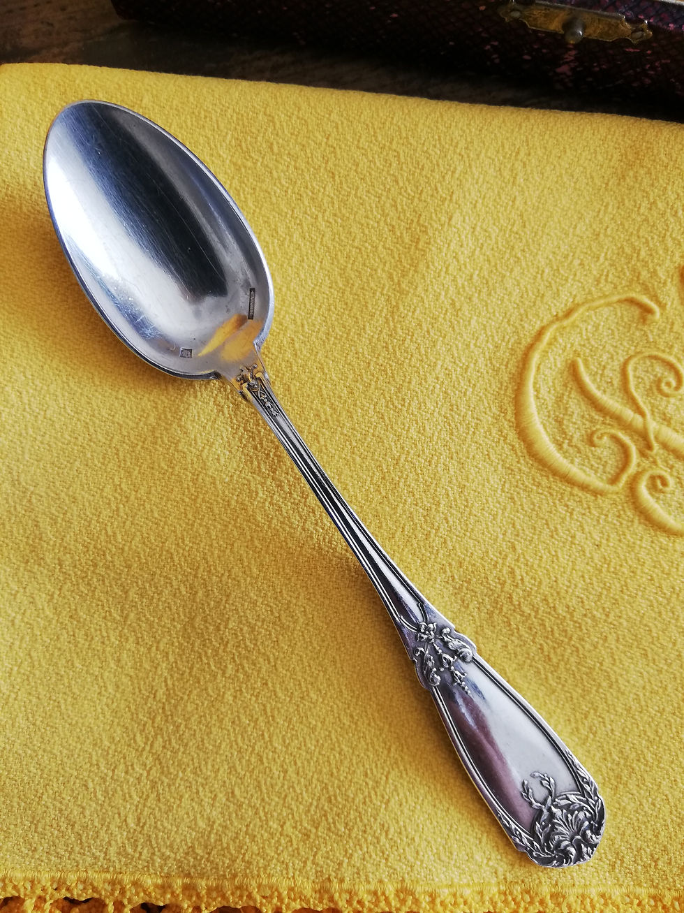 linge ancien serviettes de table chiffre FM