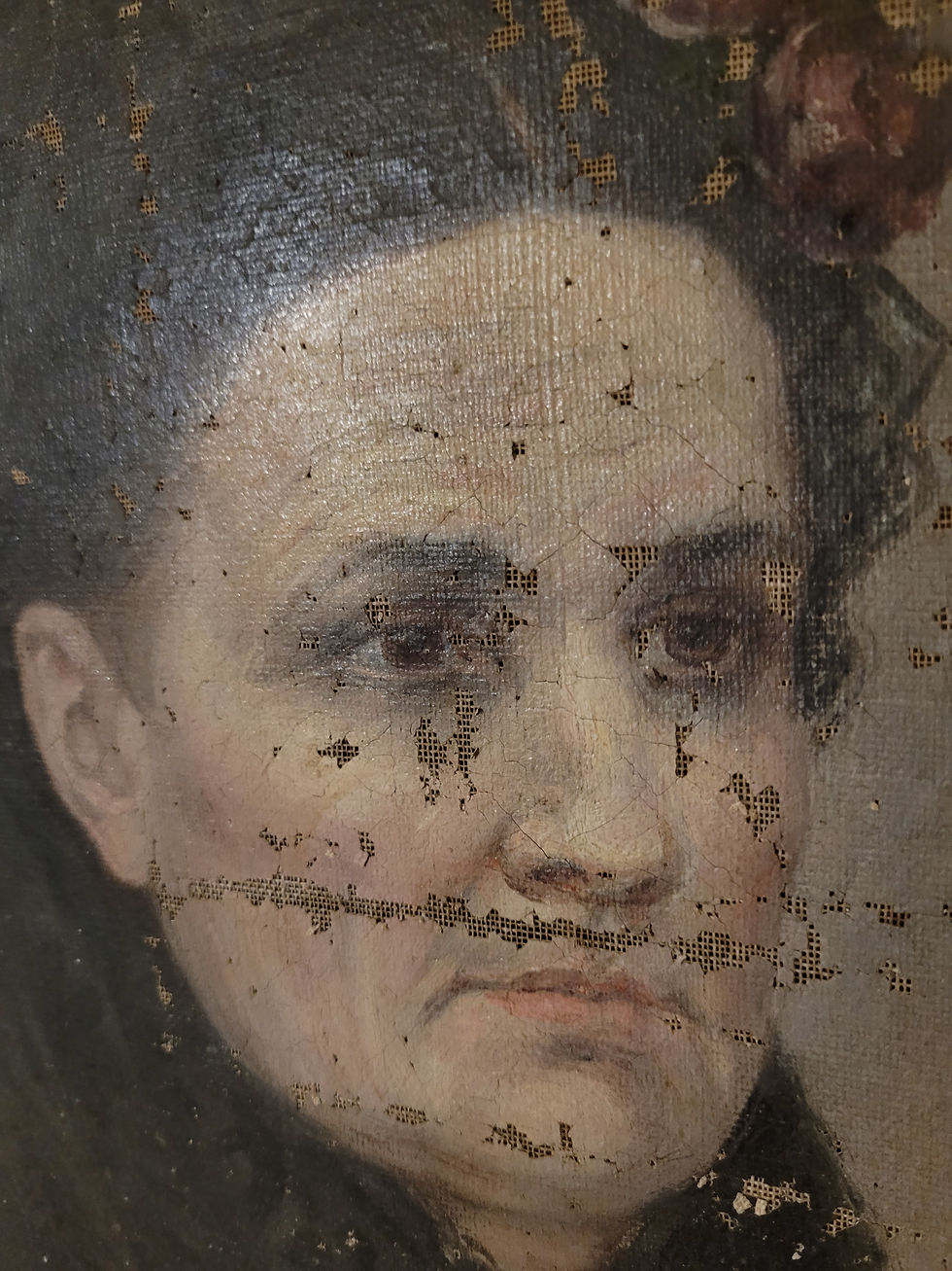 portrait de femme Provence XIXe siècle