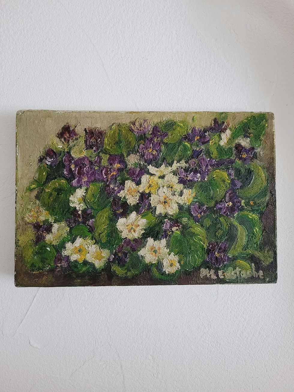 peinture vintage les IRIS