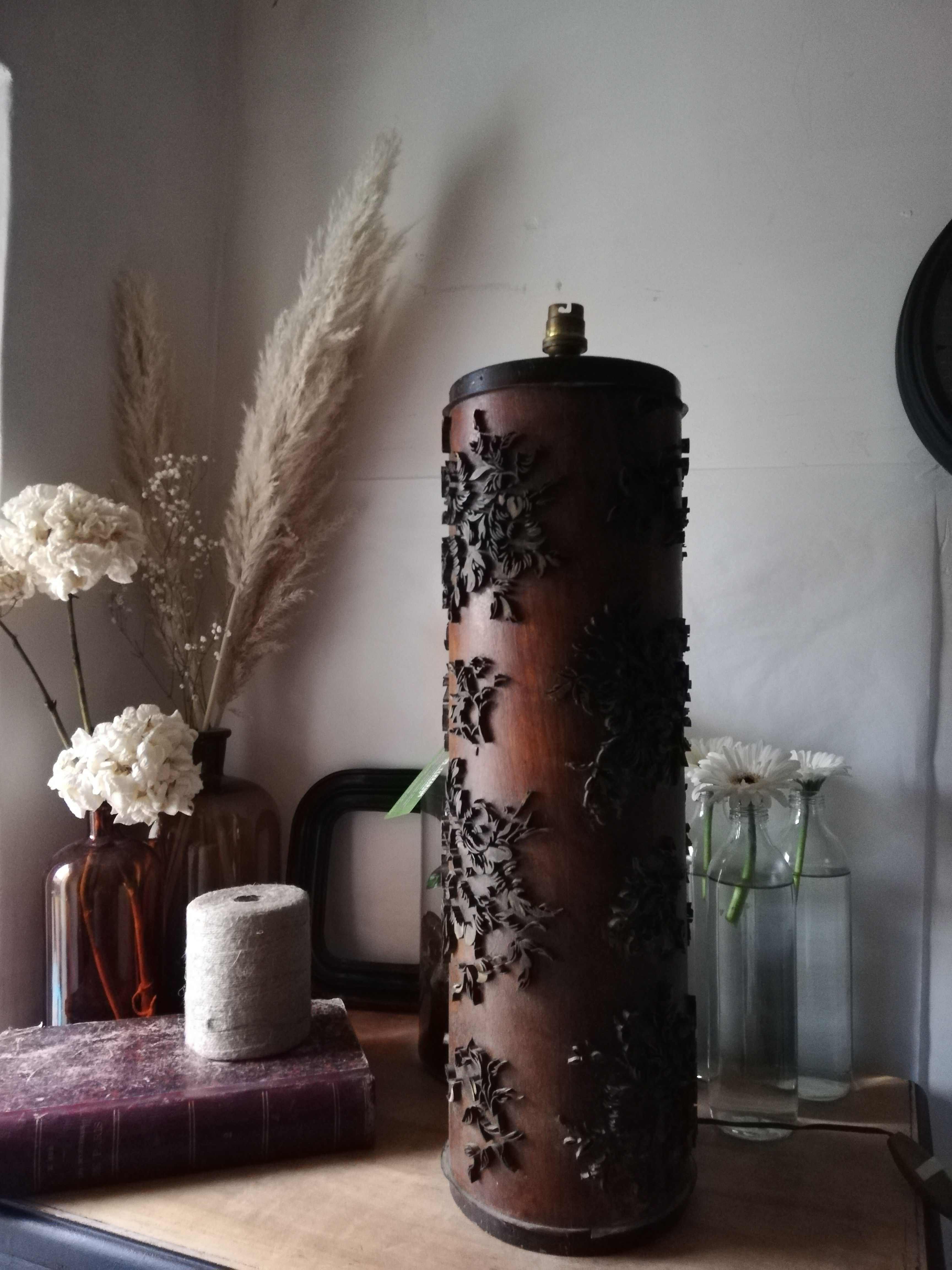 Rouleau d'imprimerie ancien