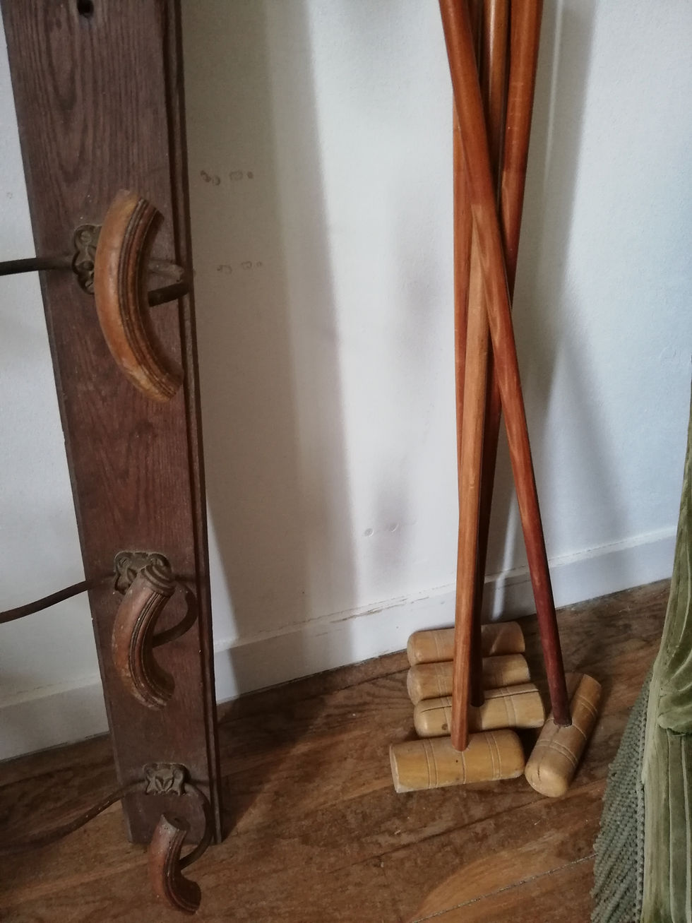 jeu de croquet ancien