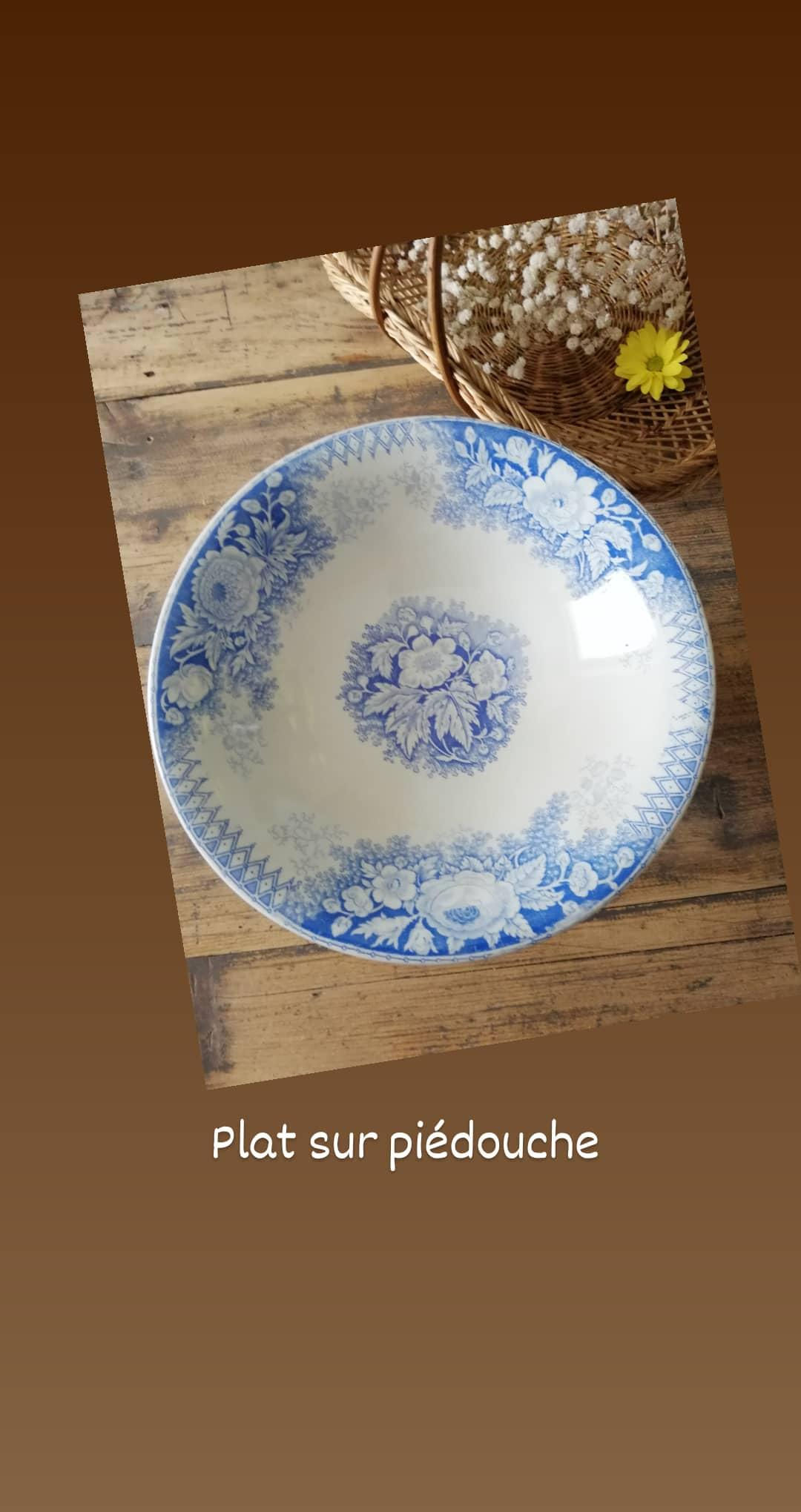 plat sur pied modele jardiniere sarreguemines