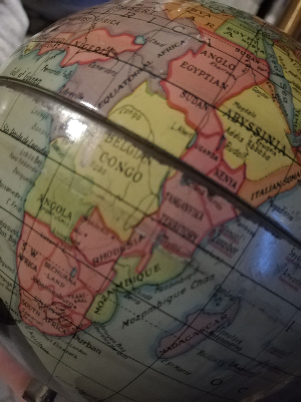 mappemonde congo belge