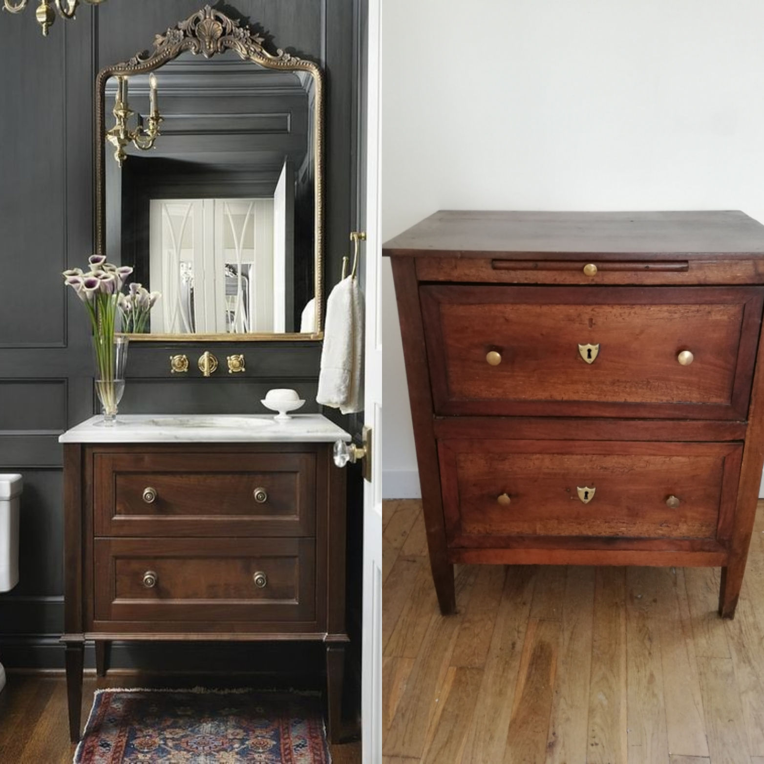 Commode à deux profonds tiroirs (livraison comprise 11560 )