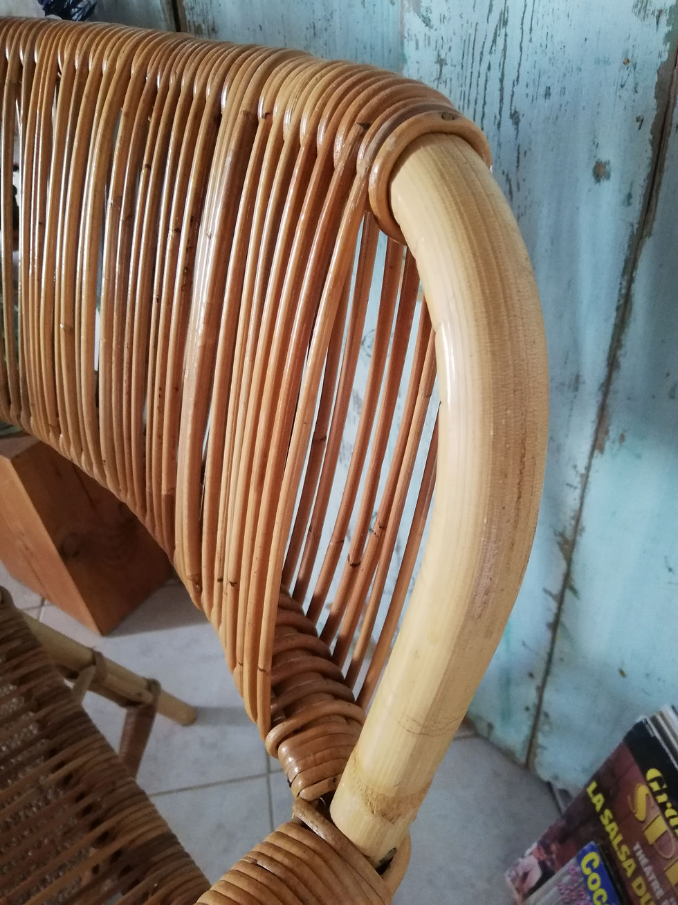 fauteuil rotin jacqueline Abraham