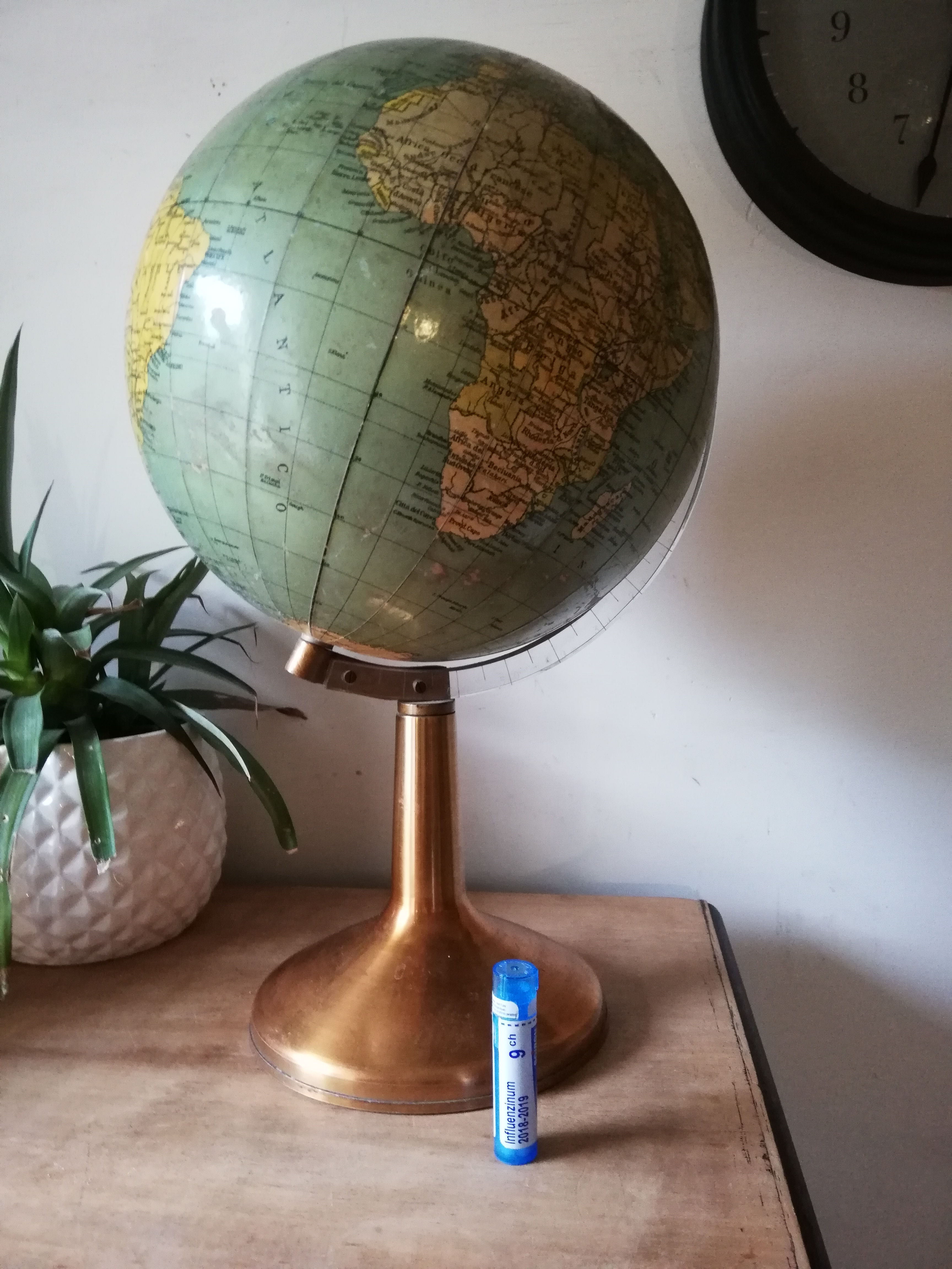 Mappemonde (Très élégante) Années 1950