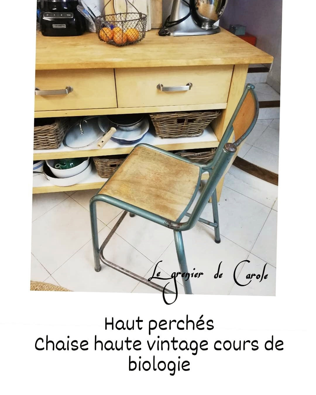 chaise haute scolaire classe de physique chimie science nat