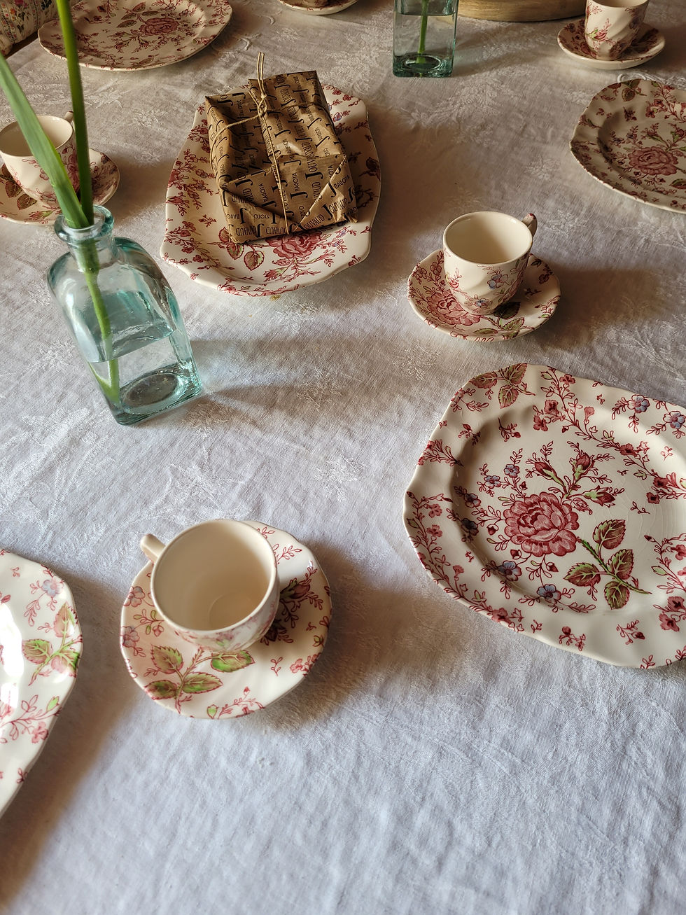 Assiettes à dessert Johnson brother modèle chintz