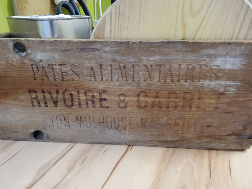 caisse publicitaire bois ancienne vintage