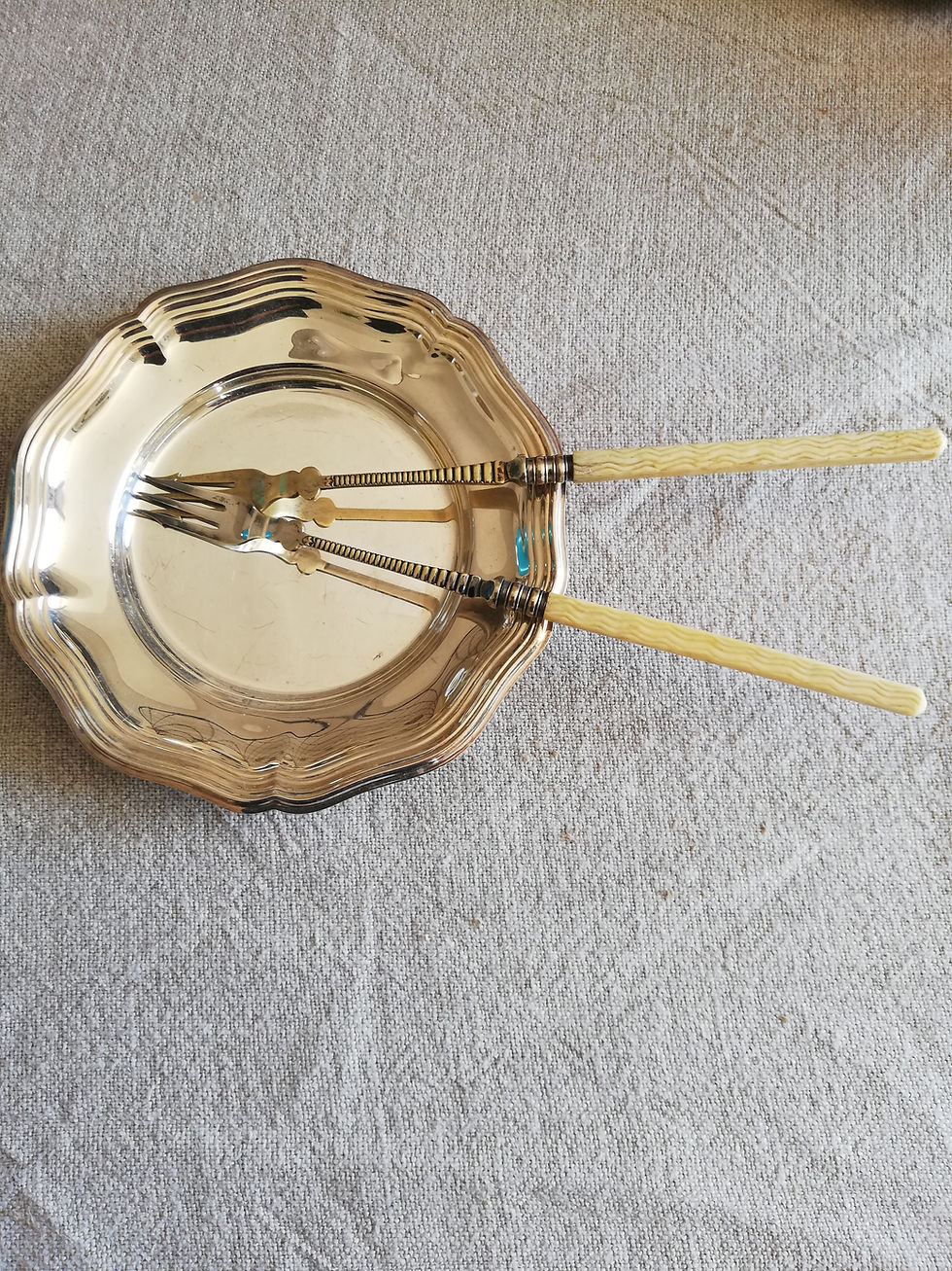 fine fourchette de service saumon fumé