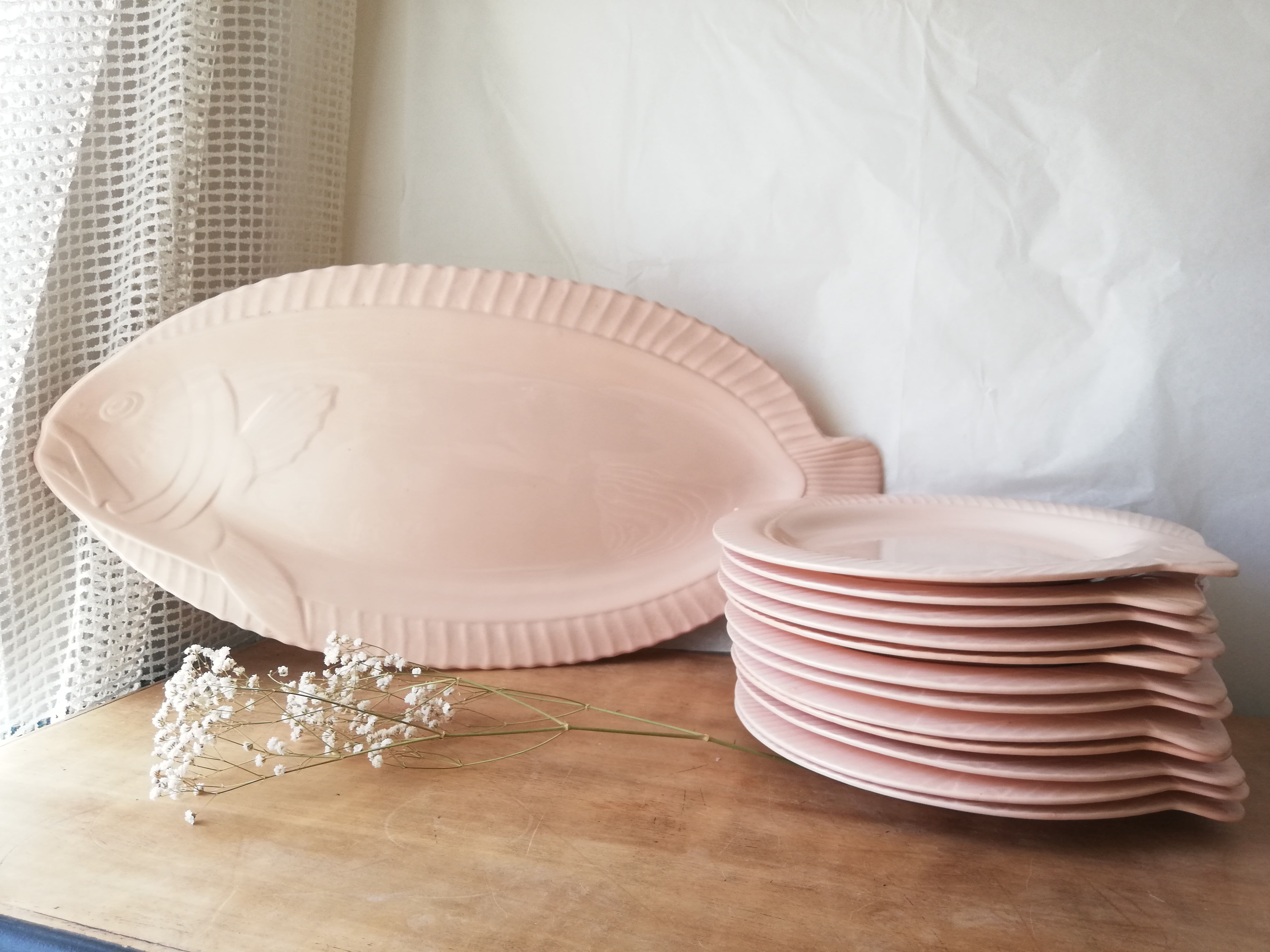 service à poisson 13 pieces