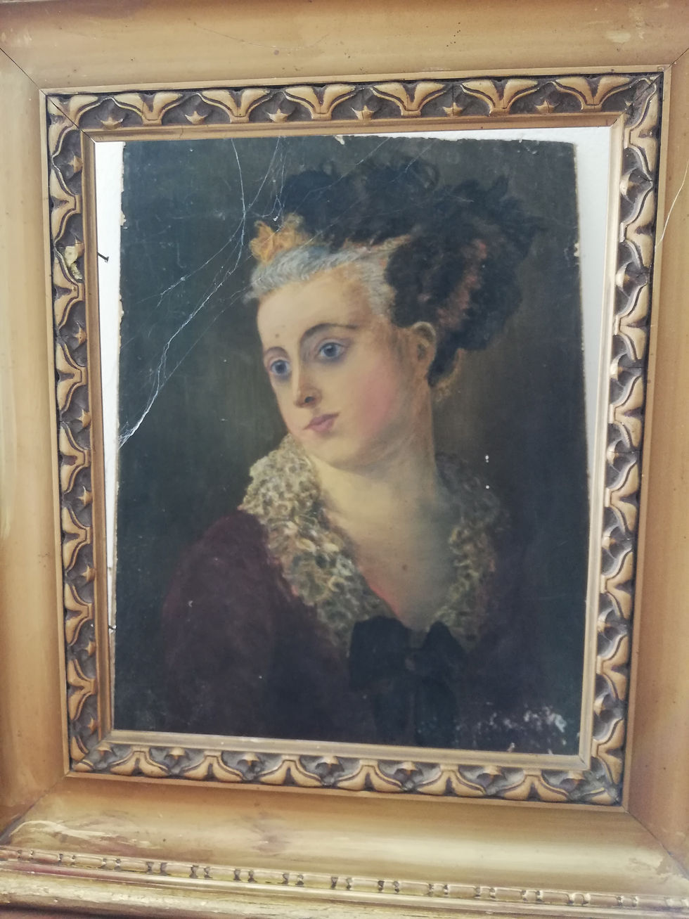 portrait femme fin XIIIe