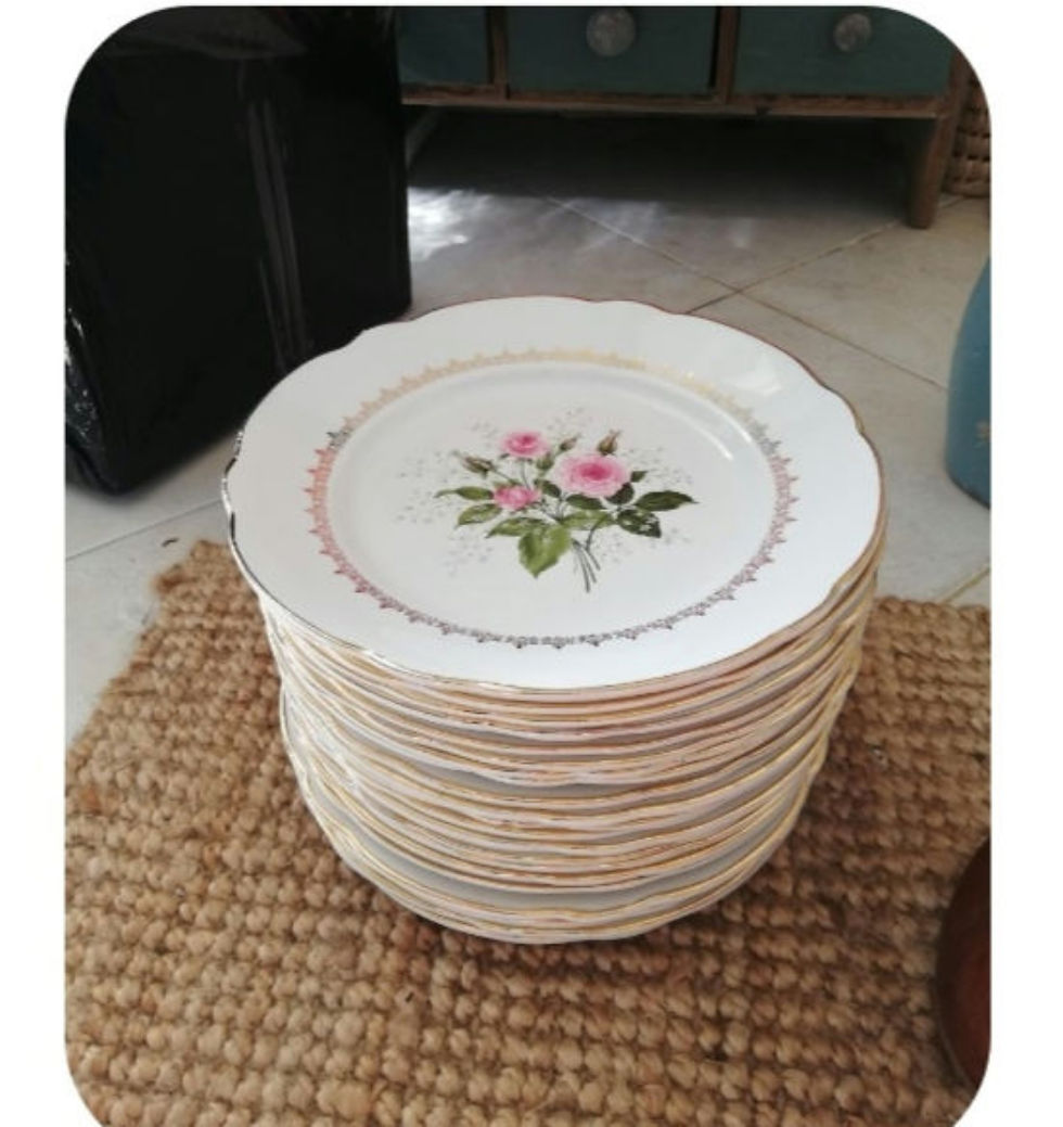 assiettes bagatelle vintage