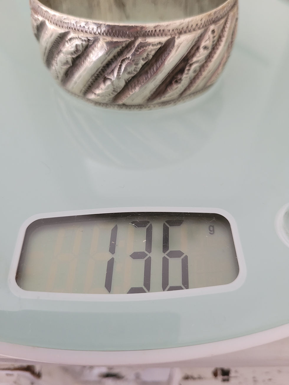 bracelet XIXe argent massif