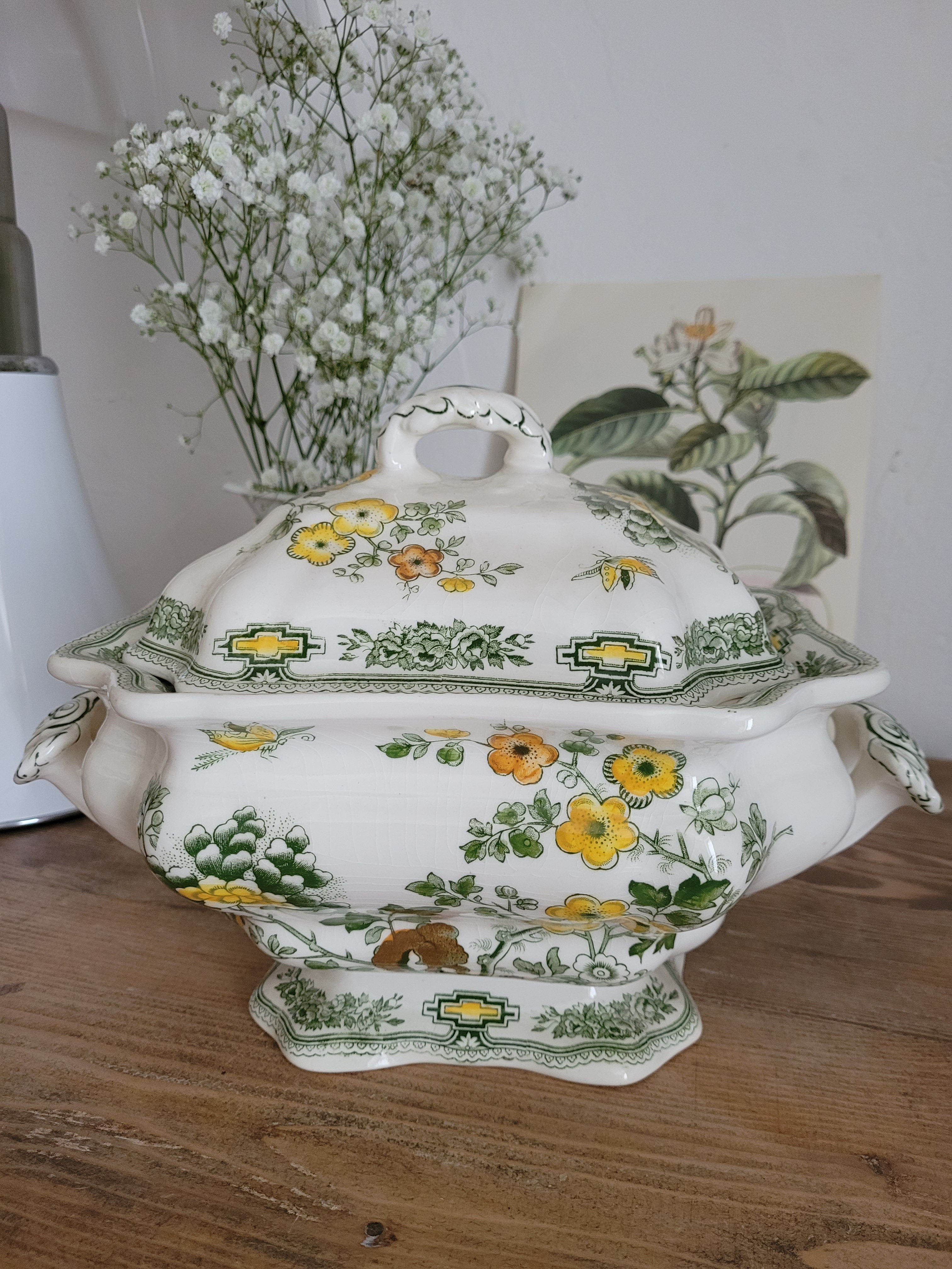 soupière et plat Mason's