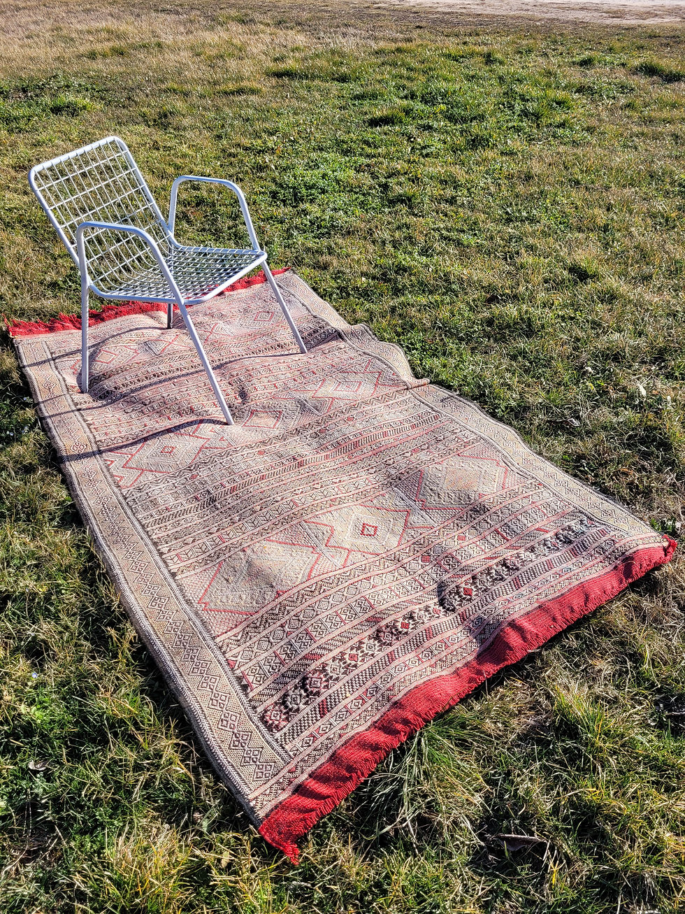 tapis vintage noué à la main