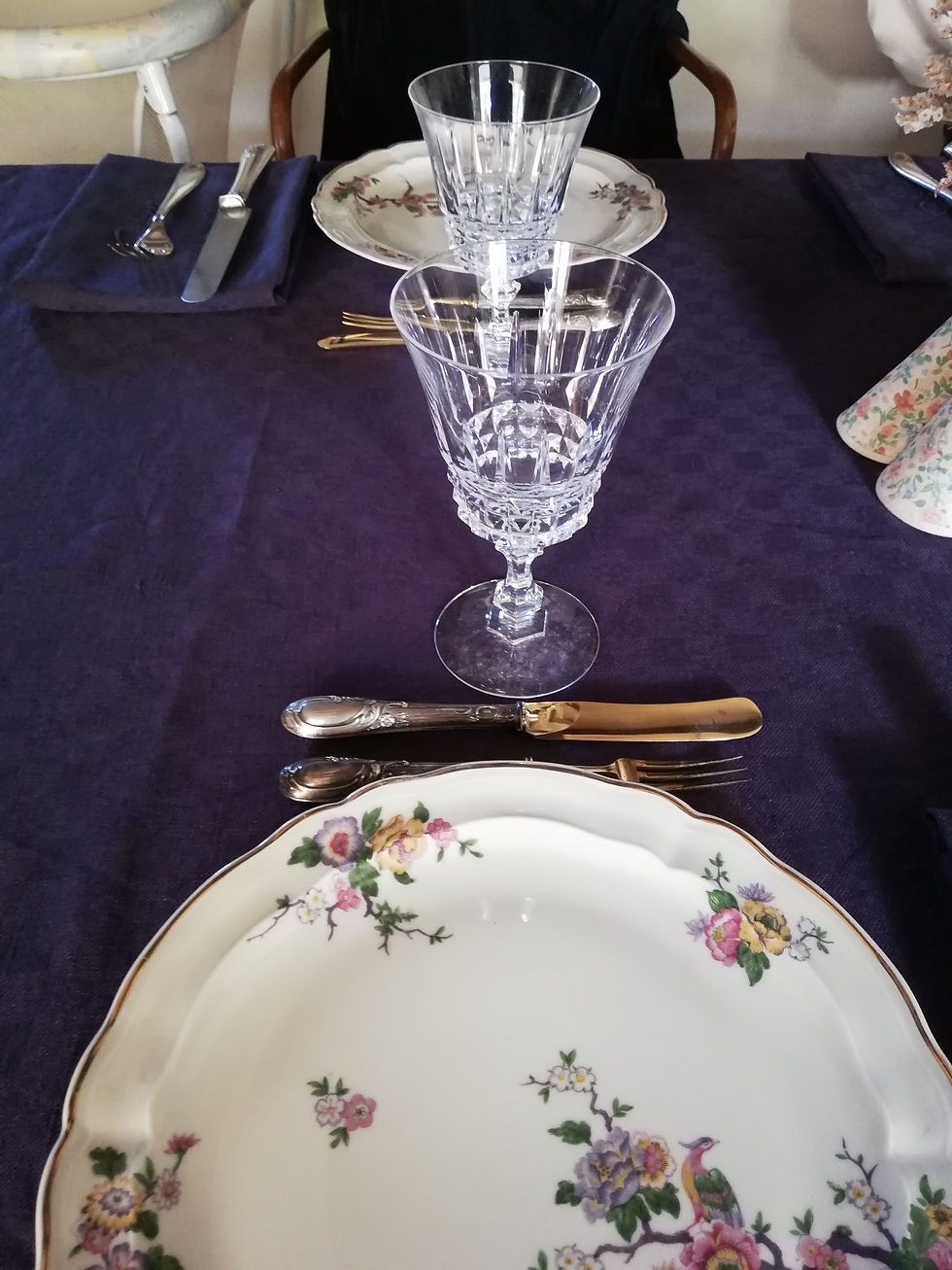 verre cristal vintage