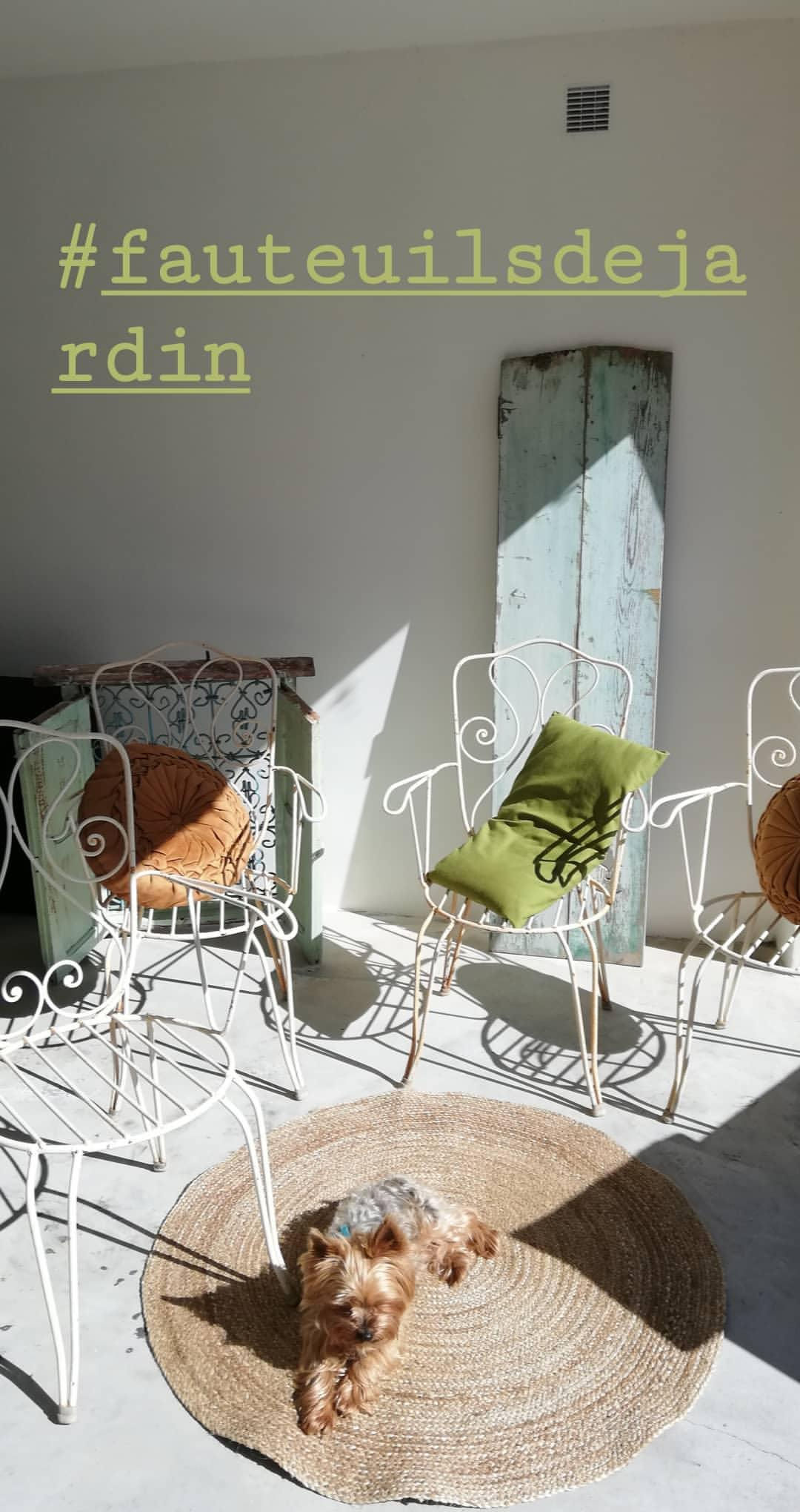 4 chaises/fauteuil d'extérieur *hors frais d'envoi