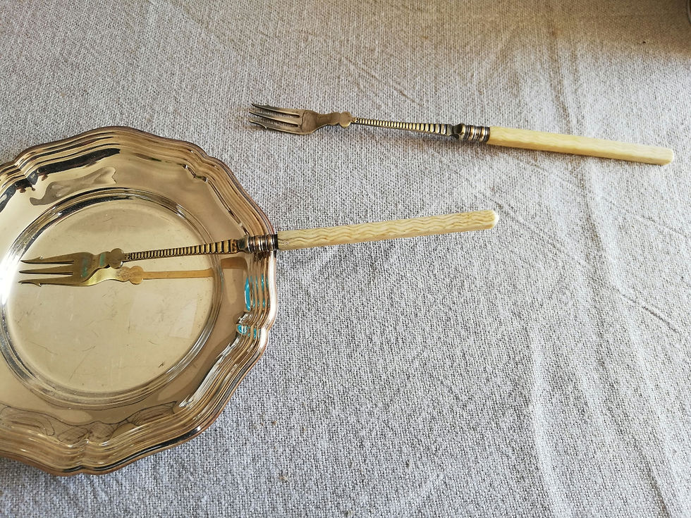 fine fourchette de service saumon fumé