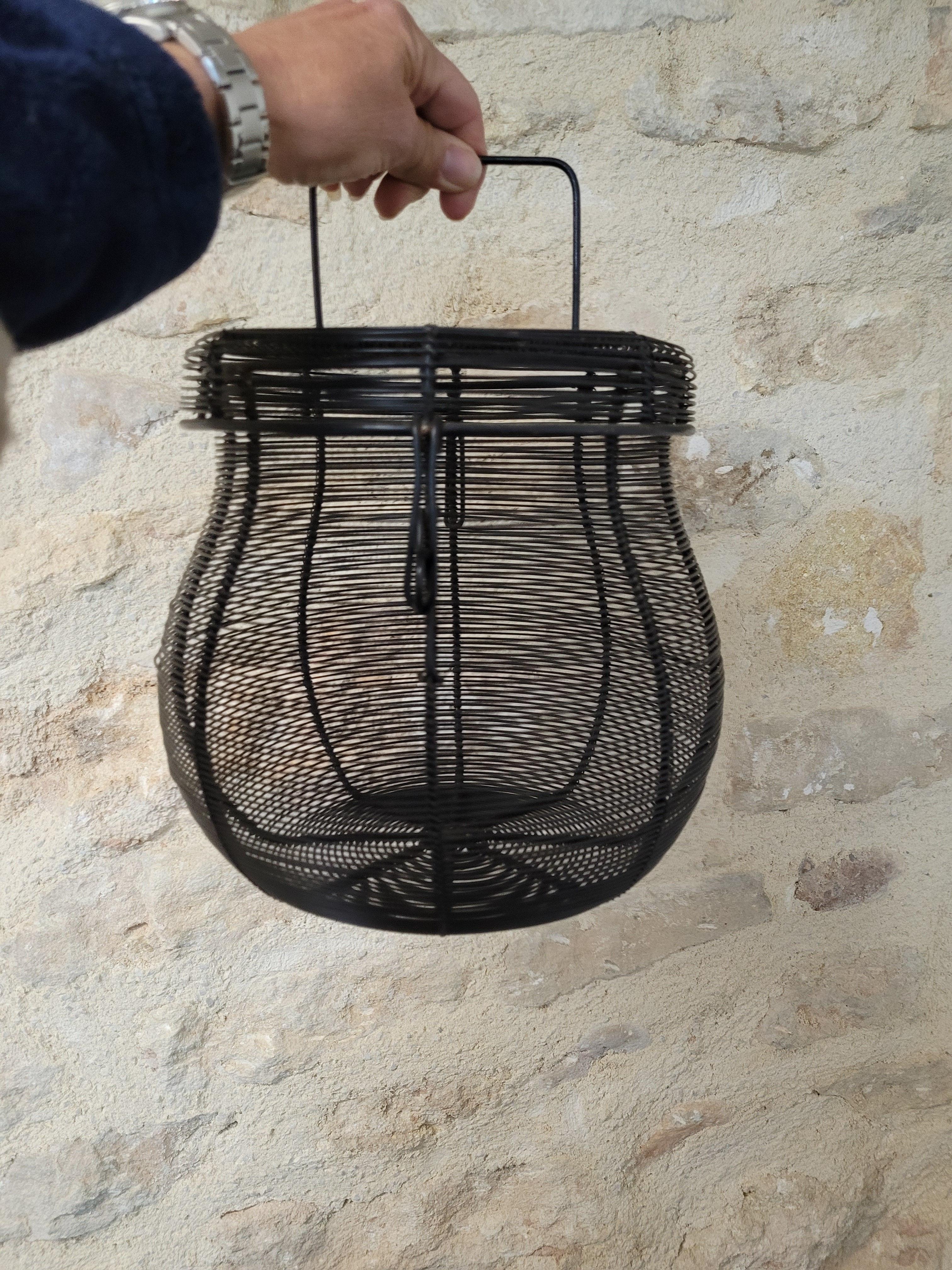 panier vintage noir cuisine aromates