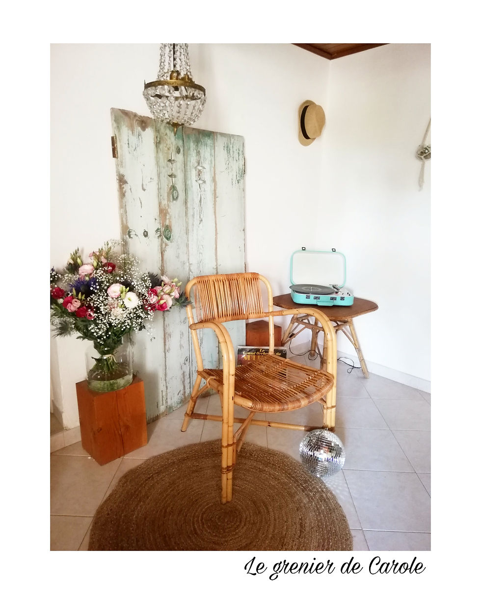 fauteuil rotin jacqueline Abraham