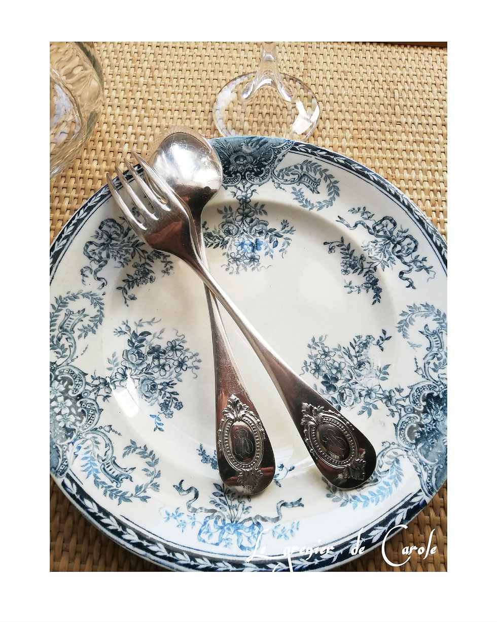 6 assiettes plates longwy XIX