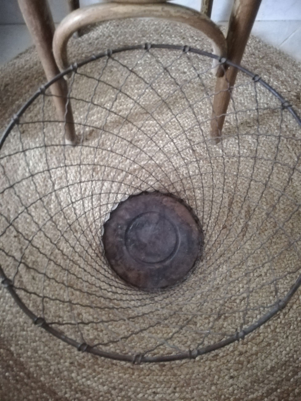 poubelle 1950 fil de fer