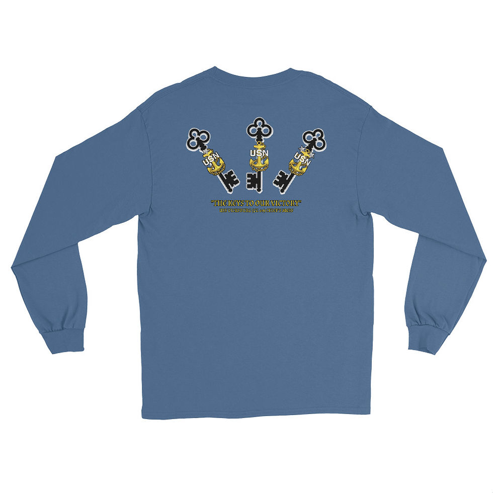Thumbnail: USS VICKSBURG (CG 69) CPO MESS Unisex Long Sleeve Shirt