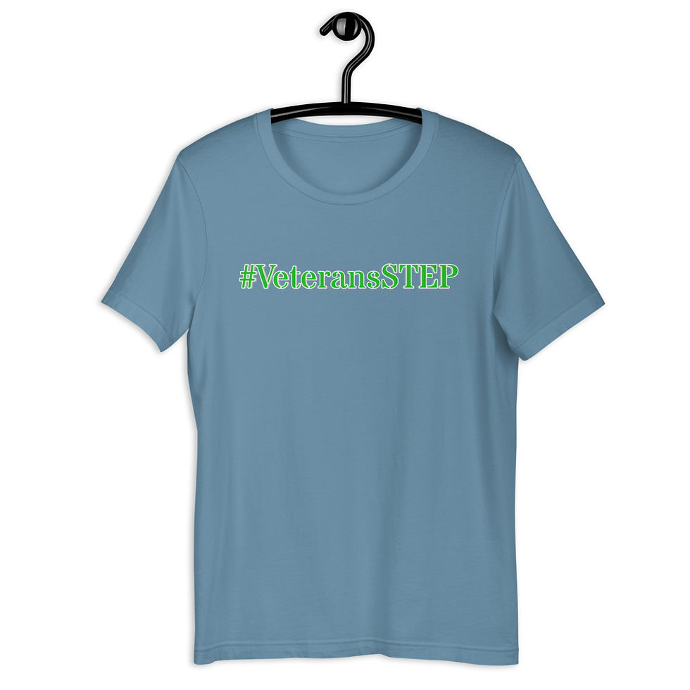 Thumbnail: VeteransSTEP INSTRUCTOR Short-Sleeve Unisex T-Shirt (BC)