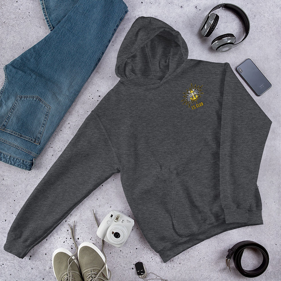 Thumbnail: 1% Club MCPO Master Chief Petty Officer Unisex Hoodie