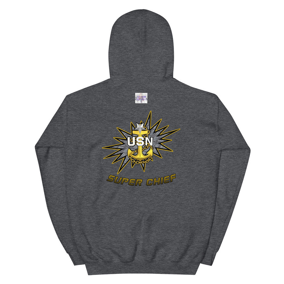 Thumbnail: Super Chief - Navy Senior Chief Unisex Hoodie