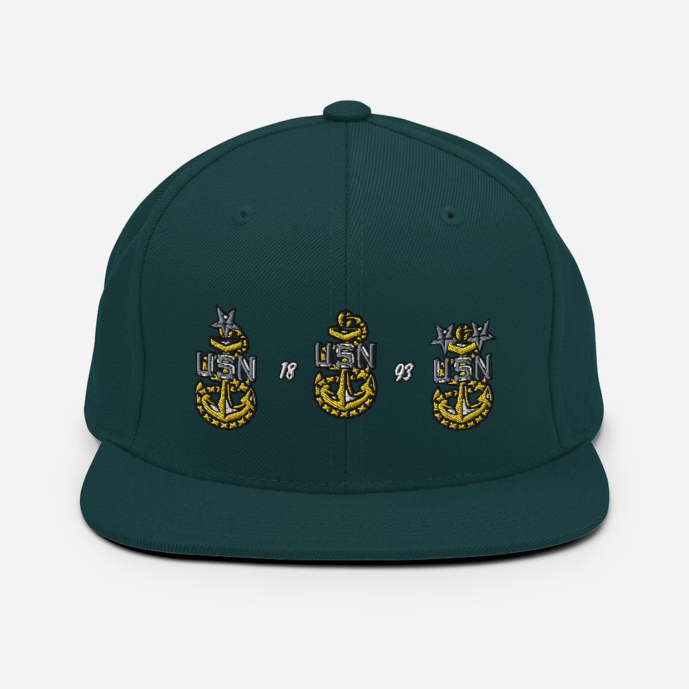 Thumbnail: Tri-Anchor Snapback Hat