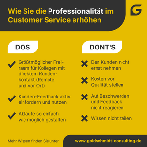 Wie Sie die Professionalität im Customer Service erhöhen
