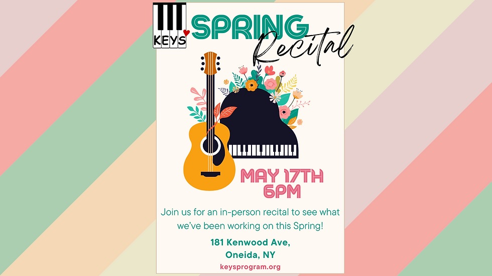 Spring Recital In Person
