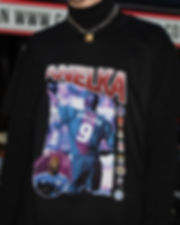 Black Anelka T-shirt by Retro Football Gang