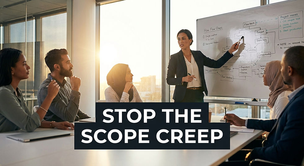 Why Perfect Project Plans Fail - And How Leadership Prevents Scope Creep