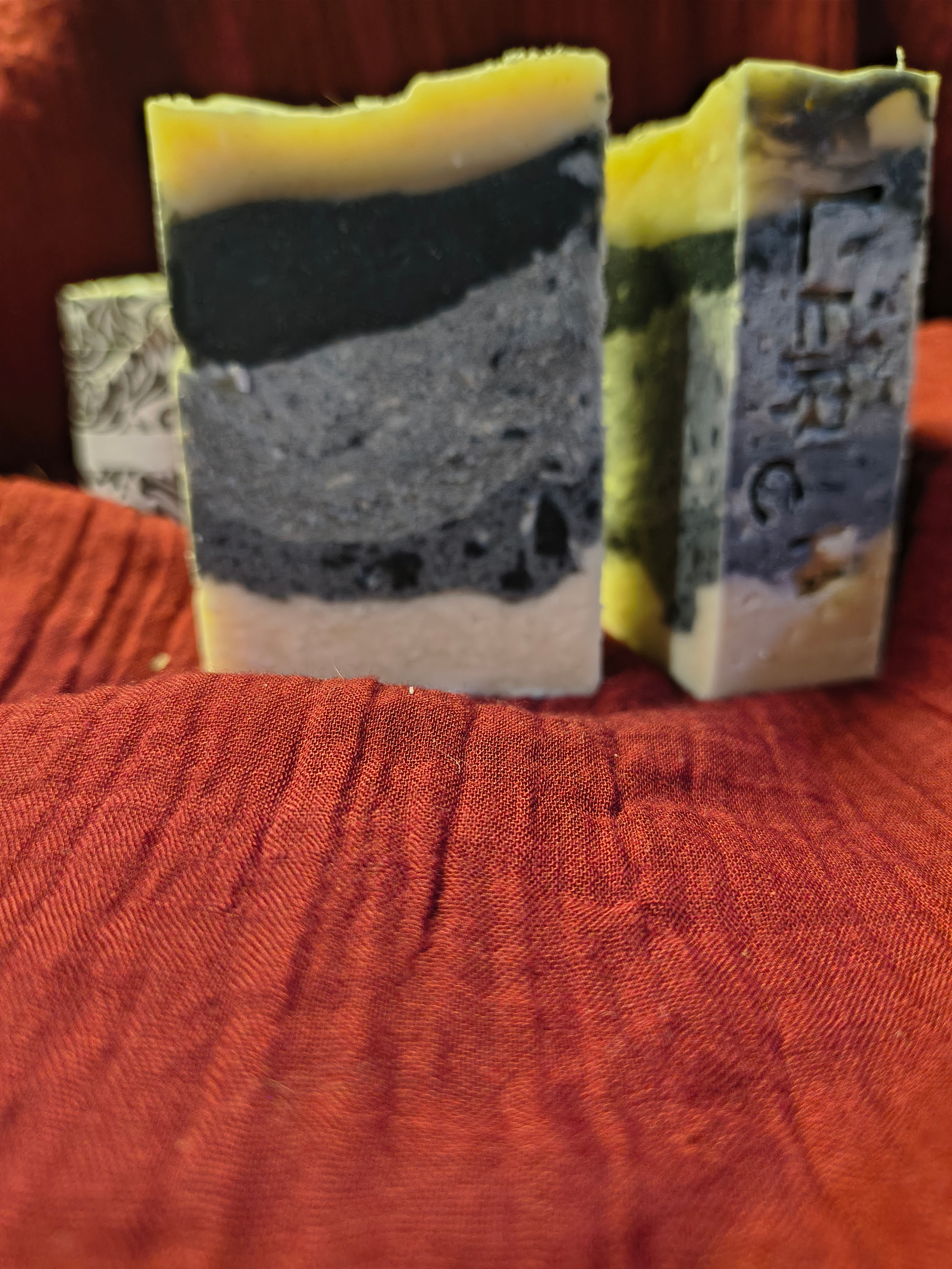 White Patchouli Body Soap, Coconut Milk Bar Soap