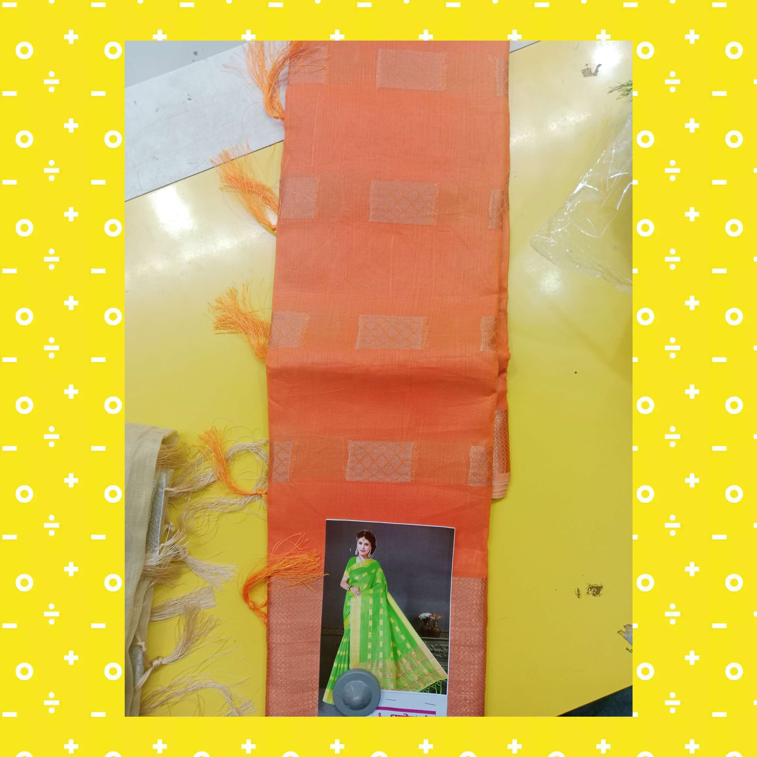 Hunny Copper Cotton Sarees