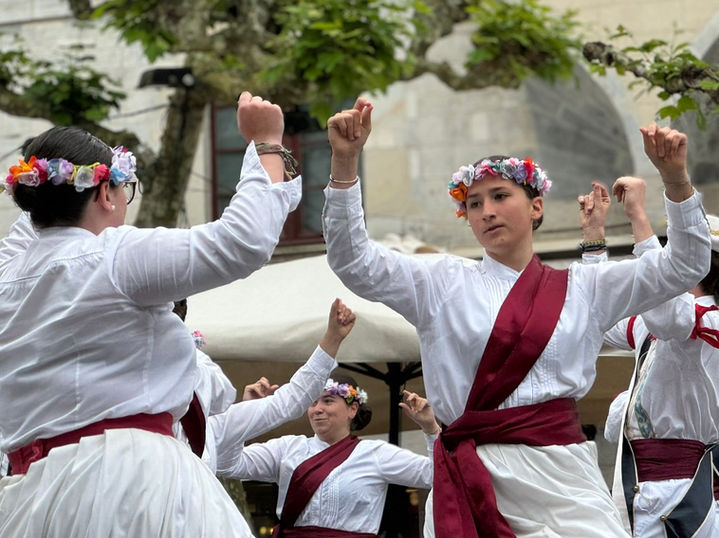 Danse au Pays Basque, Photo de Réjane d'Espirac, autrice et réalisatrice