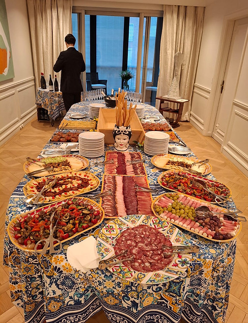 Buffet Les buffets de Gioia, traiteur événementiel italien et sicilien pour les entreprise