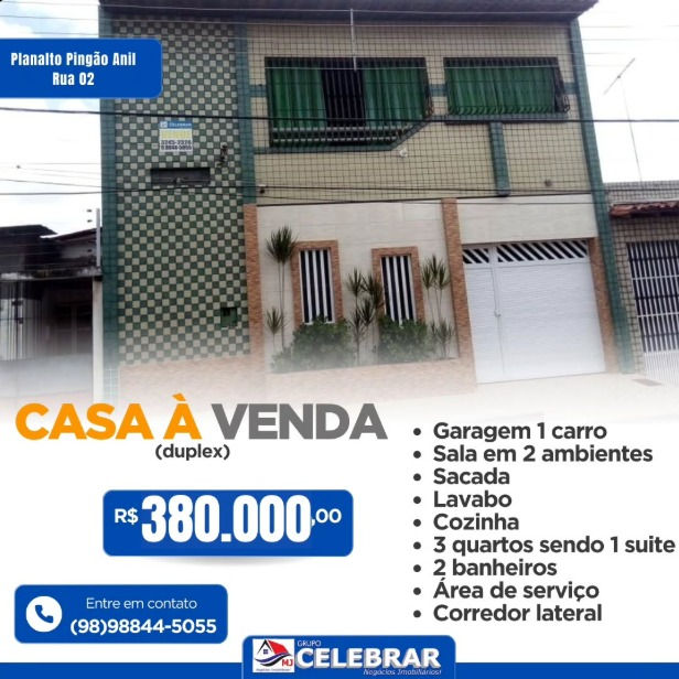 Casa duplex - Planalto Pingão Anil.