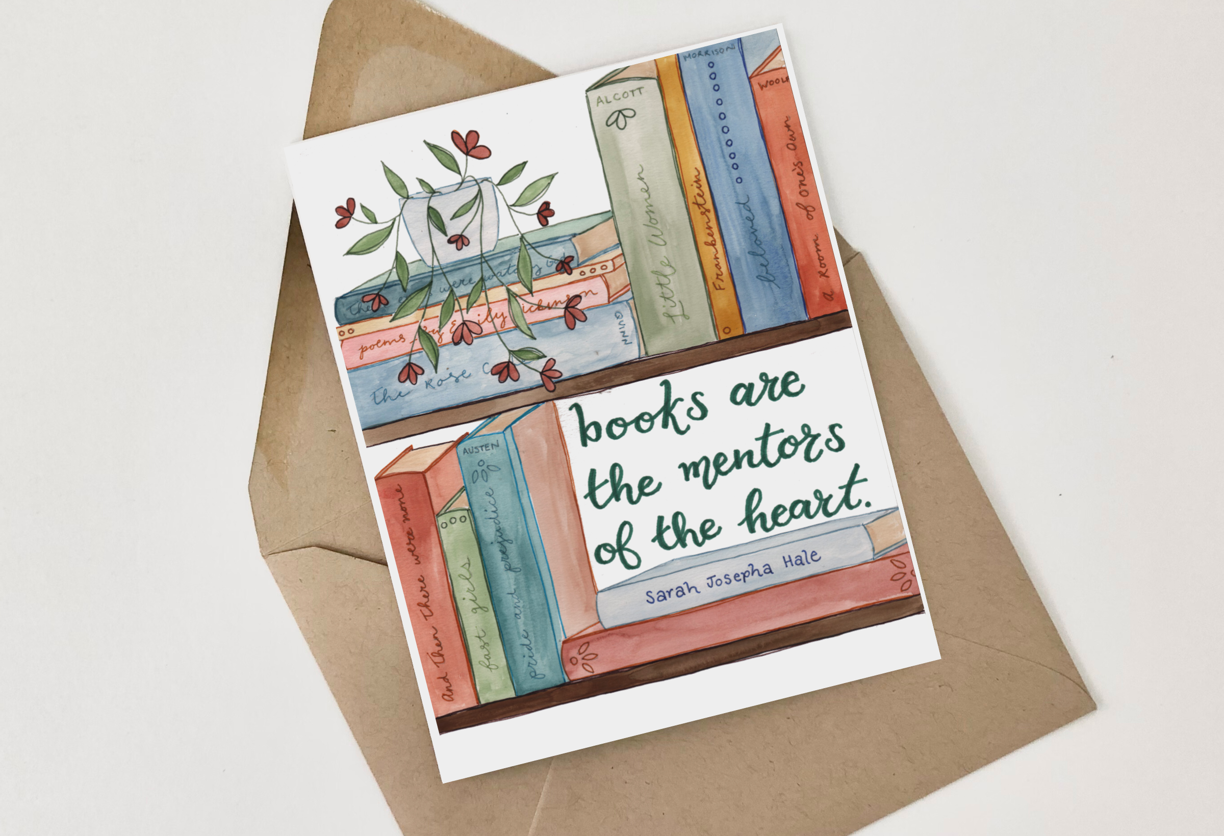 Sarah Josepha Hale Books Greeting Card