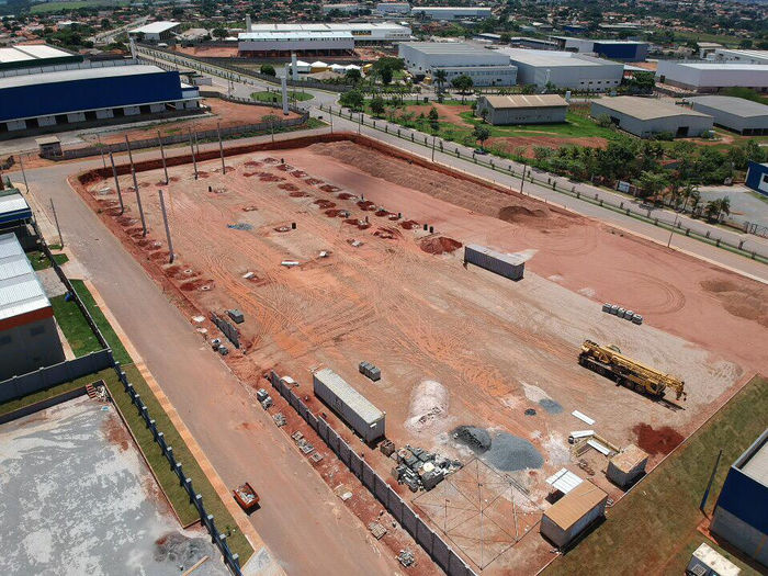 Obra para SA Alimentos em Aparecida de Goiânia realizada pela Virtus Engenharia