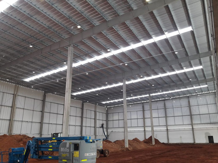 Obra para SA Alimentos em Aparecida de Goiânia realizada pela Virtus Engenharia